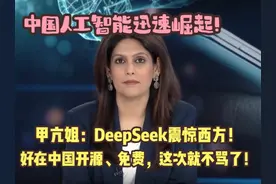 甲亢姐：中国AI大模型DeepSeek震惊西方，又是抄袭的？视频封面