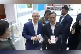 “没有中国就没有如今的苹果”，苹果公司首席执行官库克现身北京  这是他一年内第三次来华#看台海视频封面