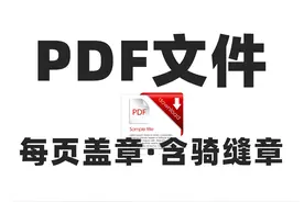 PDF文件如何批量盖章？给PDF批量盖章含骑缝章的小工具！视频封面