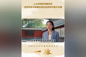 #诗词是中国独有的集体共鸣  也传递着我们的文化气质，一起来听听人大国学院副教授辛晓娟对诗词、武侠的独到见解 #中国人为什么从小就要背古诗 #首部青少年中轴线微纪录片一脉视频封面