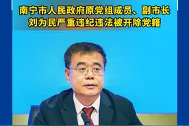 南宁市人民政府原党组成员、副市长刘为民严重违纪违法被开除视频封面