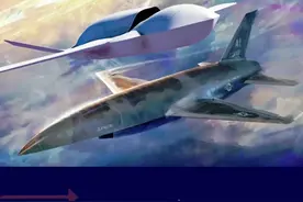 美空军首曝无人战机型号，协同空战掀浪潮，全球军备竞赛升级 #抖音热评视频封面