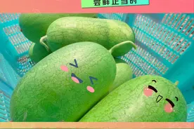 我是一碰就炸的崩瓜，皮薄多汁，金黄脆甜！快来青浦把我带回家！#水果 #夏天 #西瓜 #崩瓜 #绿色青浦 #上海视频封面