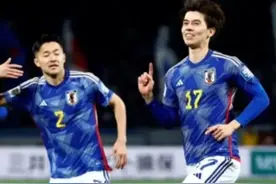 世预赛亚洲区18强赛第七轮，日本队主场2比0击败巴林，提前锁定小组出线，成为全球第一支晋级2026年美加墨世界杯决赛圈的非主办国球队。#世预赛  #日本队  #国足  #美加墨世界杯 #大河体育视频封面