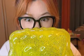 网络吃冰达人大挑战，我是不是已经免疫冰冻了 #吃冰达人 #美食挑战 #解压声控