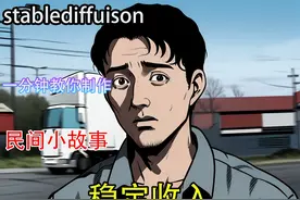 一款神奇的AI漫画软件，教你一键制作【民间故事】 无需剪辑视频封面