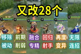 就这？这波更新只改了28个英雄 #王者体验服全英雄调整视频封面