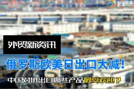 俄罗斯欧美日出口大减！中国对俄出口哪些产品受欢迎？视频封面