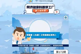 如何预防骨质疏松？有哪些注意事项？同济医院骨科“同小骨视频封面