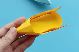 快艇折纸方法教程，可以漂水上玩的纸船 #折纸 #折纸玩具 #折纸小船 #手工 #手工折纸视频封面