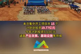 总投资19.77亿元！定安县2024年四季度重大项目集中开工 #定安  #项目开工 #项目建设视频封面