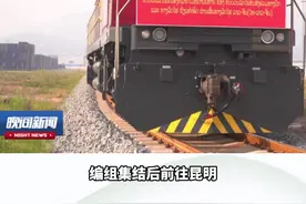 520吨泰国水果入滇，中老铁路“公铁联运”鲜果专列首发视频封面