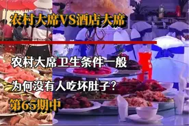 农村酒席vs酒店大席，农村大席条件一般，为何反而不吃坏肚子视频封面