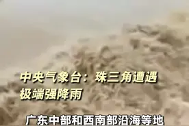 中央气象台：珠三角遭遇极端强降雨#深圳 #广州 #东莞视频封面