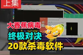 20款杀毒软件PK “大香蕉”超级电脑病毒【上】视频封面