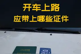 开车上路哪些证件必须要带？都21世纪了，行驶证驾驶证还需要带吗？#汽车知识 #带你懂车#用车知识 视频封面