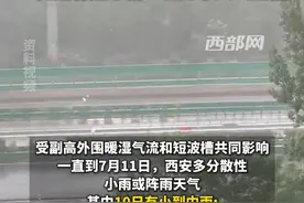 陕西发布山洪地质灾害预警，7月12-13日西安降水暂歇，14日起将迎来新一轮降水天气过程。#天气 #陕西视频封面
