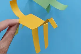 会走路的小马折纸方法，手工制作简单有趣的小玩具 #折纸 #手工折纸 #折纸玩具 #手工 #手工制作视频封面