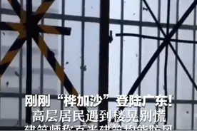 刚刚“桦加沙”登陆广东！ 高层居民遇到楼晃别慌 建筑师称百米建筑均能防风 高层建筑最危险的是玻璃