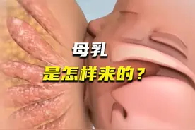 母乳是怎样来的？ #科普一下 #母乳 #母乳喂养 #涨知识 #生命科学视频封面