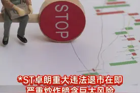 资讯| ST卓朗重大违法退市在即 严重炒作暗含巨大风险 信源 :上交所视频封面
