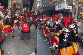 “中华战舞”甲子英歌出巡燃爆街头 感受非遗里的年味视频封面