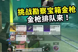 挑战只用“勘察宝箱”金枪，不曾想捅了金枪的窝，金枪排队来！视频封面