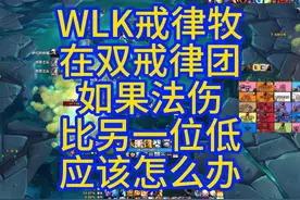 法伤低的戒律牧，也能在双戒律的团加第一 #魔兽世界勇士集结视频封面