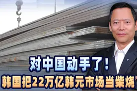 制裁中国？韩国愚蠢且作死，为讨好美国把22万亿韩元市场当柴烧视频封面