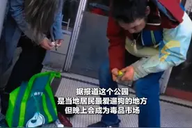 2月19日，美国旧金山一公园晚上变成毒品市场，吸毒者们如同“僵尸”摇晃的画面曝光。视频中吸毒者们无法保持站立，甚至躺在街边倒地不起。据报道这个公园是当地居民最爱遛狗的地方，但晚上会成为毒品市场。#美国 #毒瘾发作视频封面