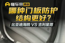 #比亚迪海鸥vs #吉利星愿 哪种门板防护结构更好？#简单拆视频封面