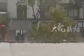 安徽长丰下冰雹啦 #长丰县 #冰雹视频封面