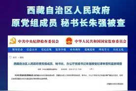 西藏自治区人民政府 院党组成员秘书长朱强被查 #你好我的城视频封面