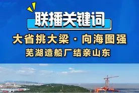 位于安徽的芜湖造船厂，长在长江边120多年，位列国内造船企业第一梯队。然而今年5月，这家造船厂却在山东海边安了家，开启了由江向海新篇章。是什么让这个内陆船厂与山东结了亲？#大省挑大梁向海图强 #芜湖造船厂结亲山东视频封面