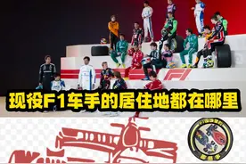 现役20名F1车手的居住地都在哪里 #F1 #方程式赛车 #现役F1车手视频封面