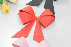 好看的蝴蝶结制作方法！ #手工折纸 #手工diy #蝴蝶结