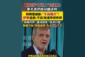 事关伊核问题 伊朗总统回应特朗普威胁 #伊朗#美国#伊核协议#石油#中东视频封面