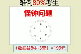 小升初家长必看之怪钟问题！ #数据谷八中小升初真题视频封面
