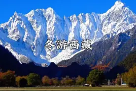 冬天的西藏有多美，看完这个视频你就知道了 #向光向上冬游西藏视频封面