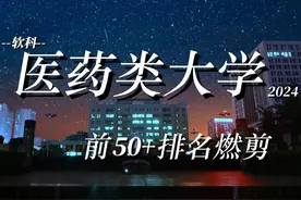 【软科2024年医药类大学排名燃剪】 大家更想学医还是学药呢#医学视频封面