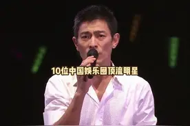 10位中国娱乐圈顶流明星，中国十大顶流明星，刘德华肖战上榜视频封面