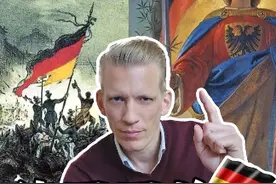 德国国旗的颜色代表了什么？ 德国国旗是黑红金三色旗，是德国最重要的国家象征之一。二战之后德意志联邦共和国和德意志民主共和国都选择黑红金三色旗当国旗。这个国旗的来源是19世纪初的德国统一与自由运动，在这个视频给大家介绍一下德国国旗发展的历史背景！#一面之约 #德国 #历史视频封面