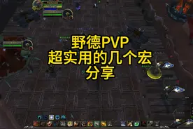 魔兽野德PVP几个超实用宏分享。 #魔兽世界 #魔兽世界怀旧服视频封面
