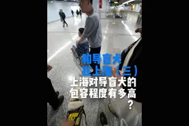 盲人博主第一视角体验上海地铁无障碍 感谢这座城市带给我的无障碍体验，也感谢这座城市人们照进我心中的那束光，来自五湖四海的人们都在让这座城市更加绚烂多彩，我仿佛看到了这座城市的颜色。#视障 #导盲犬阿尔法 #无障碍出行 #上海地铁 #上海的温暖视频封面