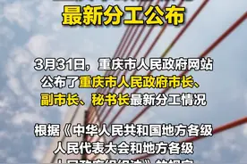 重庆市政府领导最新分工公布视频封面