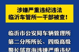 涉嫌严重违纪违法，临沂车管所一干部被查！#临沂首发 #临沂视频封面