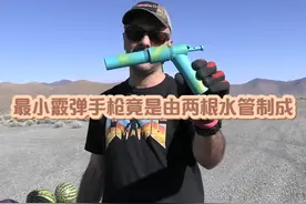 最小的霰弹手枪竟是由两根水管制作 #军迷 #武器科普 #涨知识