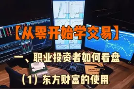 【从零开始学交易】一、职业投资者如何看盘（1）东方财富的使用视频封面