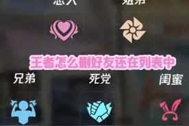 王者怎么删好友还在列表中？ #游戏实况 #游戏解说视频封面