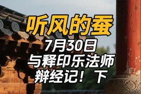 与释印乐法师 7月30日 辩经记下 #听风的蚕